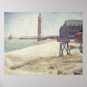 Hospice and Lighthouse, Honfleur von Georges Seura Poster