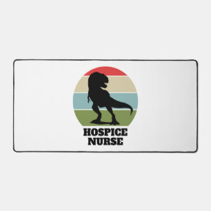 Hospice Nurse Dinosaur Schreibtischunterlage