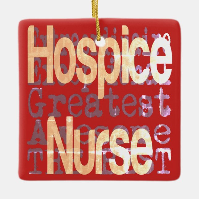 Hospice Nurse Extraordinaire Keramikornament (Vorderseite)