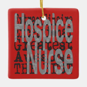 Hospice Nurse Extraordinaire Keramikornament