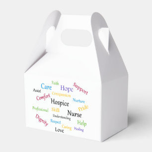 Hospice Nurse Gable Favor Box Geschenkschachtel
