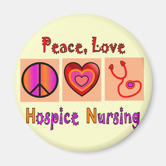 Hospice Nurse Geschenke Magnet (Vorne)