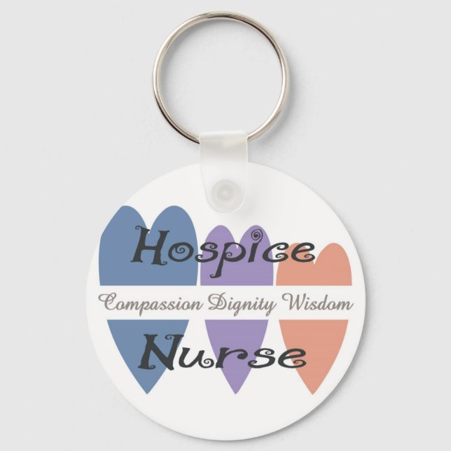 Hospice Nurse Geschenke Schlüsselanhänger (Vorderseite)