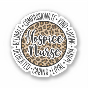 Hospice Nurse, Hospice RN Nurse Apprecife Geschenk Aufkleber