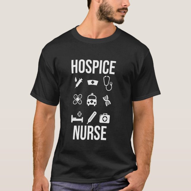 Hospice Nurse Tools Pflege Re T-Shirt (Vorderseite)