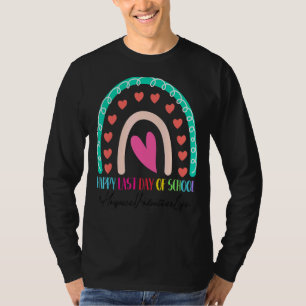 Hospice Volunteer Happy Last Day School Regenbogen T-Shirt
