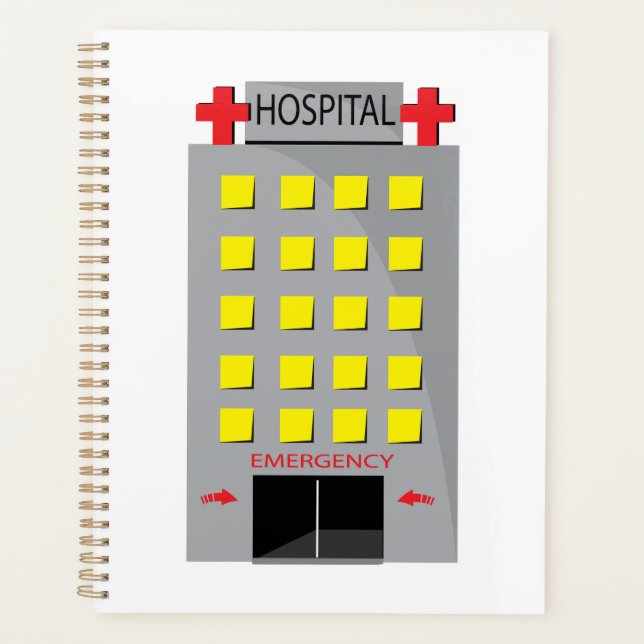Hospital Building Emergency Entrance Planer (Vorderseite)