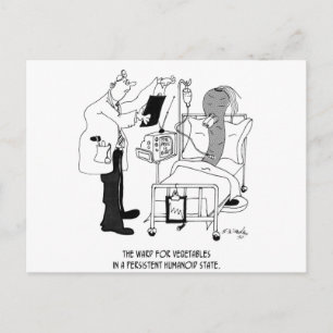 Hospital Cartoon 5872 Postkarte