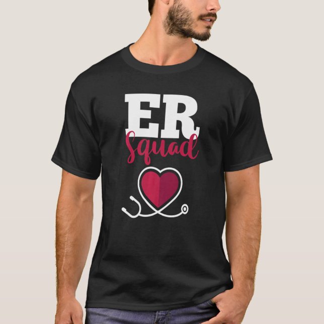 Hospital Nurse Crew Emergency Room Nursing RN ER S T-Shirt (Vorderseite)