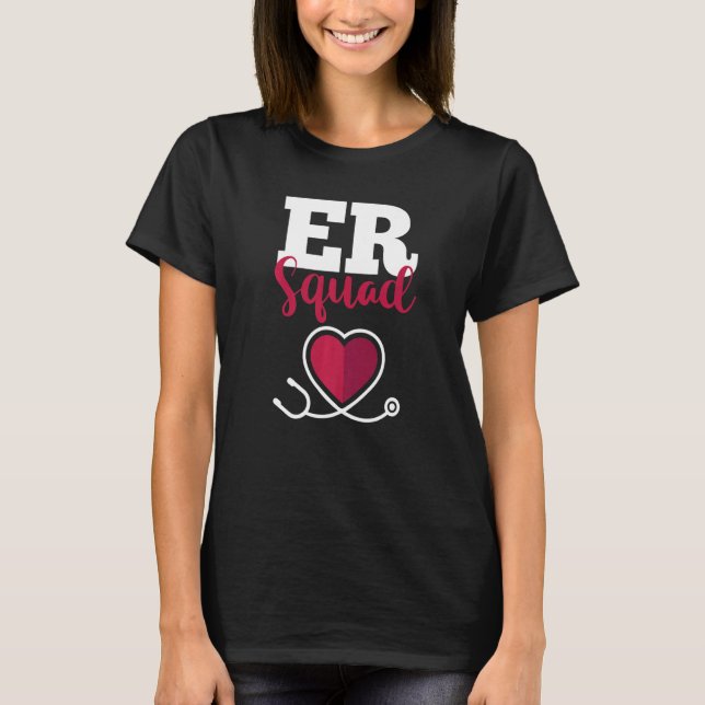 Hospital Nurse Crew Emergency Room Nursing RN ER S T-Shirt (Vorderseite)