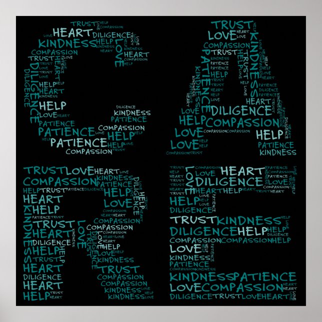 Hospiz-Mitarbeiter verkörpern einen Geist des Gekü Poster (Vorne)