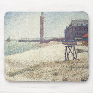 Hospiz und Leuchtturm, Honfleur von Georges Seurat Mousepad