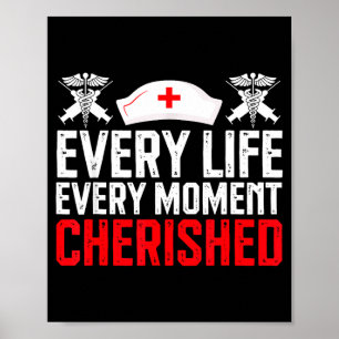 Hospizpflege Krankenschwester Palliativunterstützu Poster
