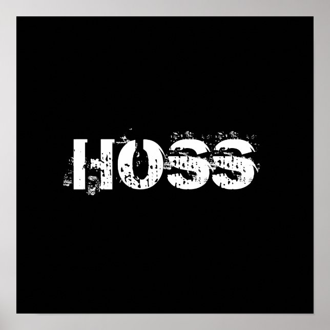 Hoss Poster (Vorne)