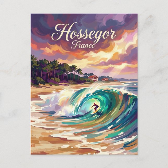 Hossegor France Postkarte (Vorderseite)