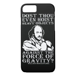 Host du sogar schwere Objekte? - Shakespeare Case-Mate iPhone Hülle