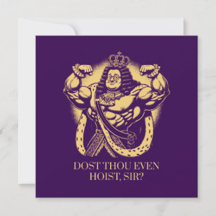 Host du überhaupt, Sir?" Funny Louis XIV Gym Einladung