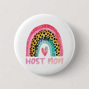 Host-Mama Rainbow Mother Day Liebe Niedlich Funny  Button