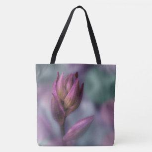 Hosta Blume Bud Lila und grün