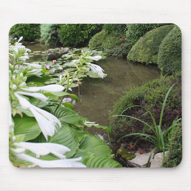 Hosta in Zen Garden Mousepad (Vorne)
