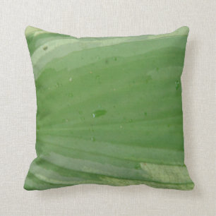 hosta leaf, fast solide grüne kissen