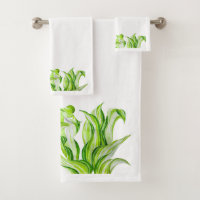 'Hosta with Mosta' auf einem Badetuch-Set