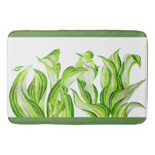 'Hosta with Mosta' auf einer Badematte
