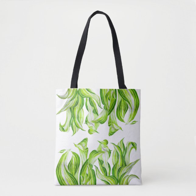 'Hosta with Mosta' auf einer Tote-Tasche (Vorderseite)