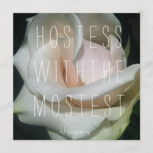 Hostess mit dem Mostest!Dankeskarte Dankeskarte