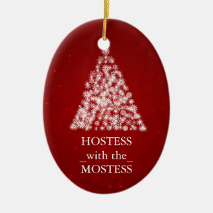 Hostess mit Mostess Weihnachten Keramik Ornament
