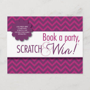 Hostess Scratcher/Instructions Postcard - FACEBOOK Postkarte