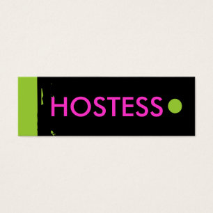 "HOSTESS"-Tag