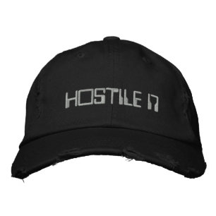 HOSTIL 17 BESTICKTE KAPPE