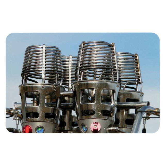 Hot Air Ballon Burners Magnet (Horizontal)