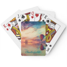 Hot Air Ballon Ihr Name Klassische Spielkarten