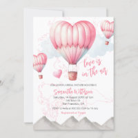 Hot Air Ballon Liebe ist in der Air Brautparty