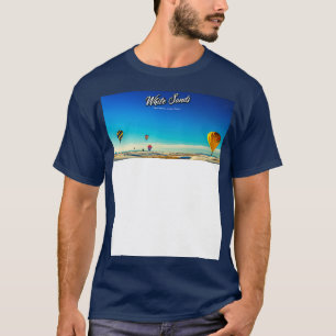 Hot-Air-Ballon mit weißem Sand 13 T-Shirt