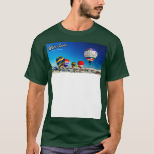 Hot-Air-Ballon mit weißem Sand 17 T-Shirt