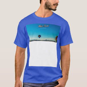Hot-Air-Ballon mit weißem Sand 18 T-Shirt