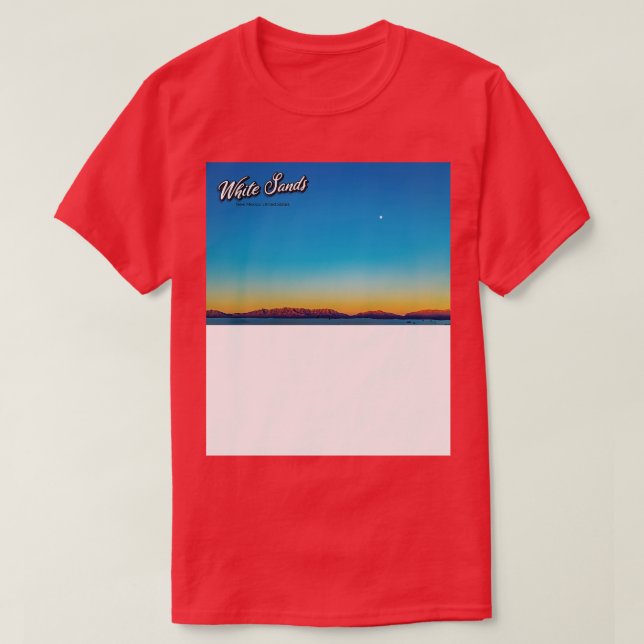 Hot-Air-Ballon mit weißem Sand 19 T-Shirt (Design vorne)