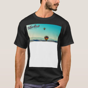 Hot-Air-Ballon mit weißem Sand - Einladung 1 T-Shirt