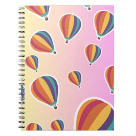 Hot Air-Ballon-Notebook Notizblock