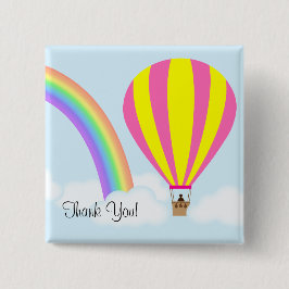 Hot Air Balloon Button