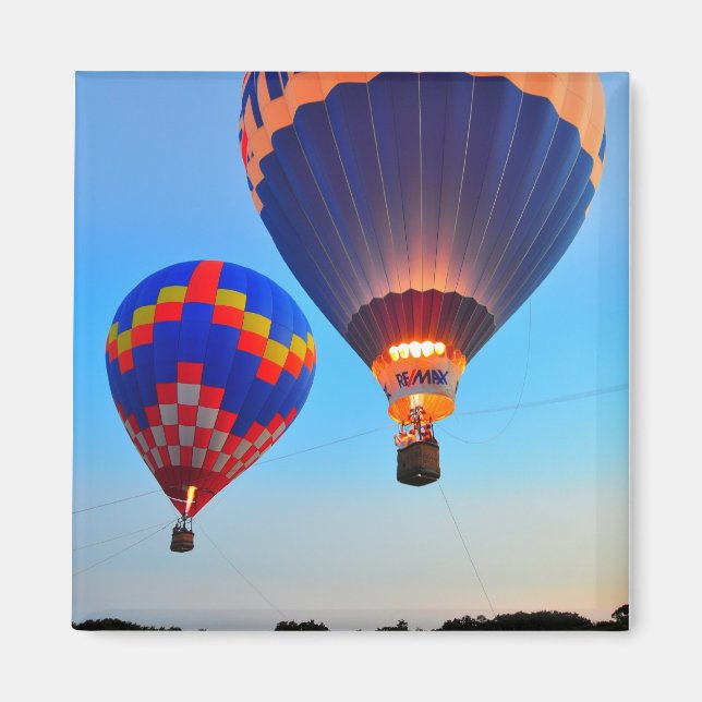 Hot Air Balloon fährt New Smyrna Beach FL Magnet (Vorne)