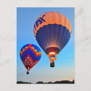 Hot Air Balloon fährt New Smyrna Beach FL Postkart Postkarte