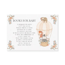 Hot Air Balloon Giraffe Zebra Sloth Books for Baby