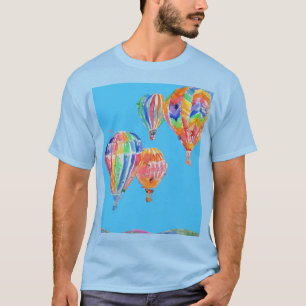 Hot Air Balloon Wassercolor Jungs Männer-T - Shir T-Shirt
