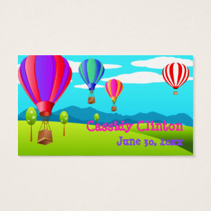 Hot Air Balloons 6. Geburtstagsparty - Gefallen Ta
