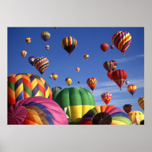 Hot Air Balloons Albuquerque - Foto Art Print Poster