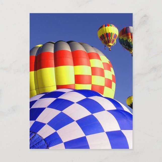Hot Air Balloons Custom Postcard Postkarte (Vorderseite)